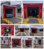 中國南昌，中國石化，隧道9刷電腦洗車機安裝調(diào)試中